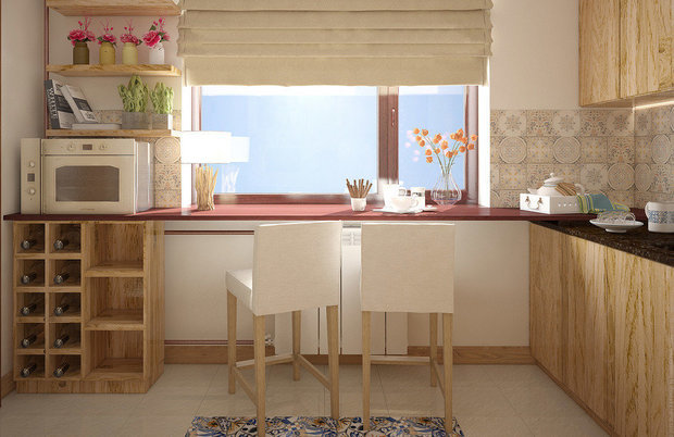 Фотография: Кухня и столовая в стиле Эко, Декор интерьера, Подоконник – фото на INMYROOM