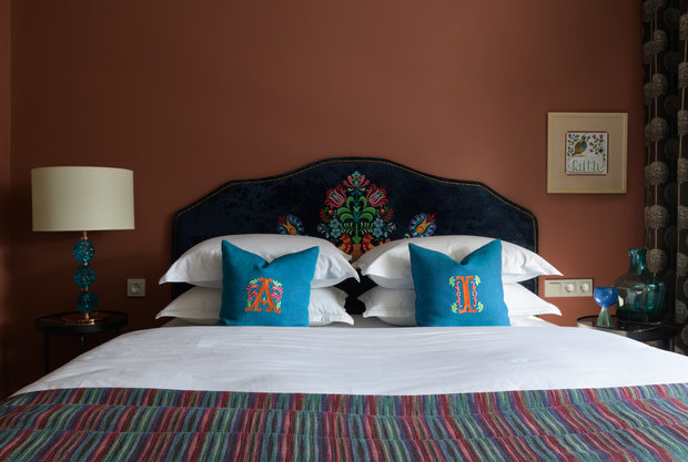 Фотография: Спальня в стиле Современный, Эклектика, Квартира, Проект недели, Новосибирск, 3 комнаты, 60-90 метров, Александра Протасова, Студия Протасовой Александры – фото на INMYROOM