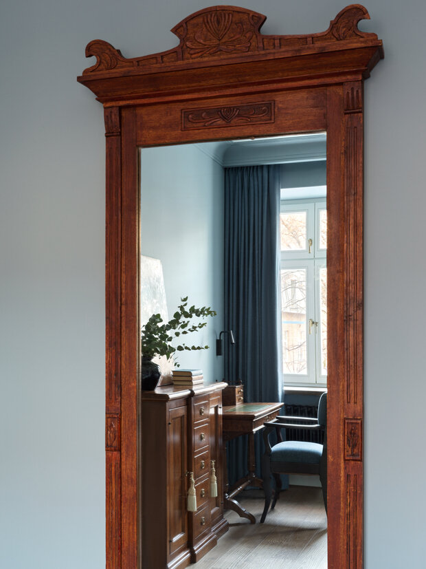 Фотография: Кабинет в стиле Классический, Современный, Эклектика, Квартира, Проект дня, Москва, Кирпичный дом, 4 и больше, 60-90 метров, Винтажный, Мария Ефанова – фото на INMYROOM