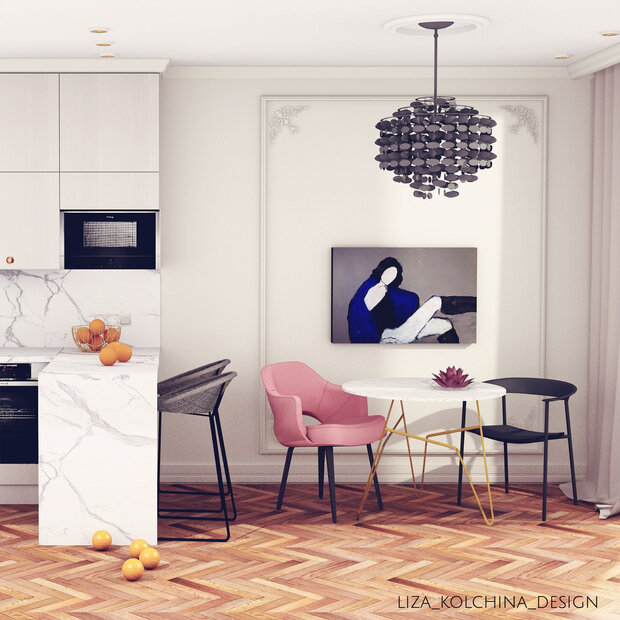 Фото из портфолио ЖК Клёны, 60 м2 – фотографии дизайна интерьеров на INMYROOM