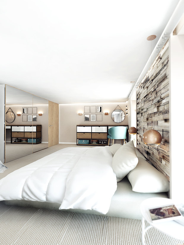 Фото из портфолио Loft Apartment Москва – фотографии дизайна интерьеров на INMYROOM