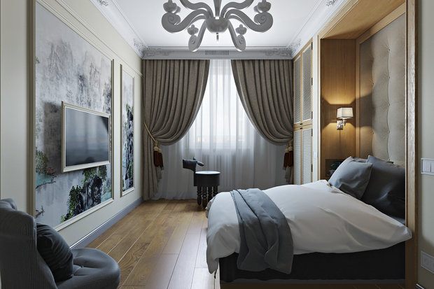 Фото из портфолио Профсоюзная – фотографии дизайна интерьеров на INMYROOM