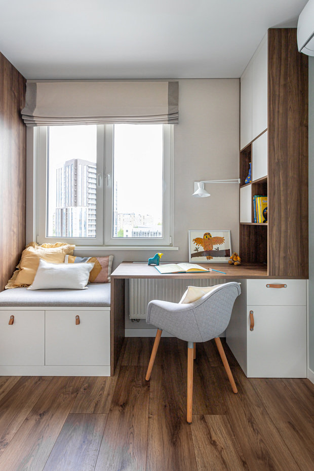 Фотография: Детская в стиле Скандинавский, Современный, Квартира, Проект недели, Москва, 2 комнаты, 40-60 метров, Татьяна Сизова – фото на INMYROOM