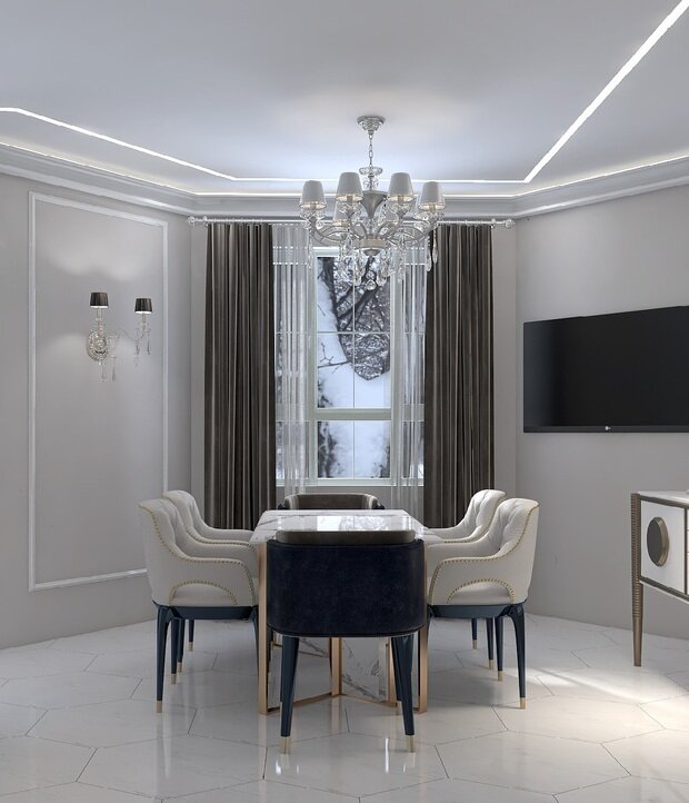 Фото из портфолио Современная классика для любителей роскоши – фотографии дизайна интерьеров на INMYROOM