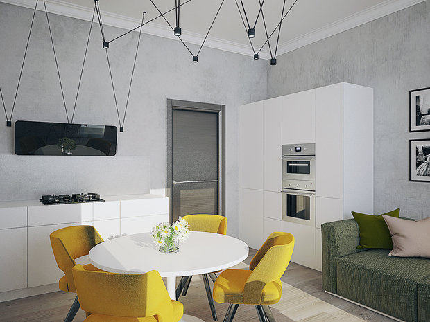 Фото из портфолио Таунхаус Сабурово-парк – фотографии дизайна интерьеров на INMYROOM