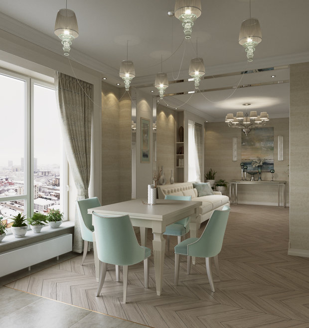 Фото из портфолио Лёгкая классика – фотографии дизайна интерьеров на INMYROOM