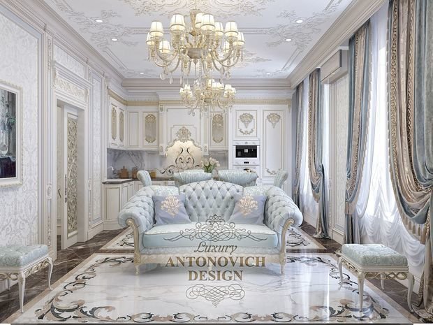 Фото из портфолио Благородная роскошь классики – фотографии дизайна интерьеров на INMYROOM