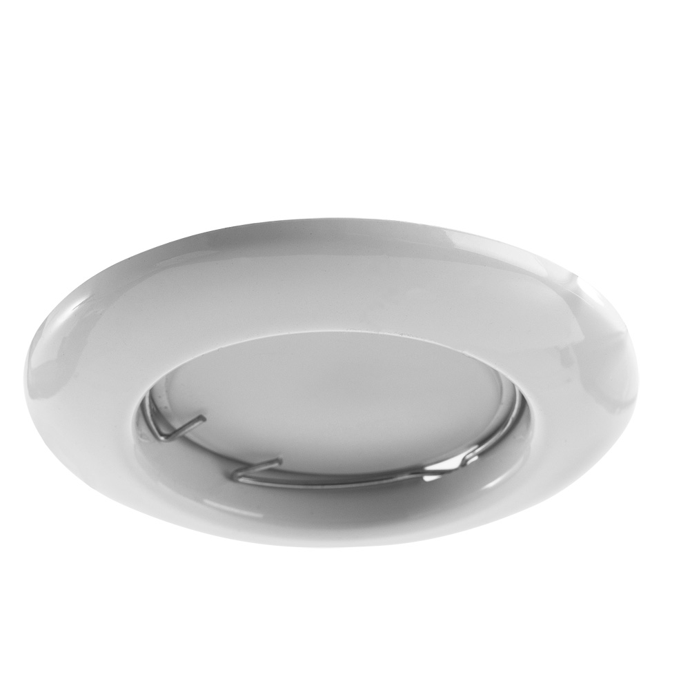 Точечный встраиваемый светильник Praktisch белого цвета