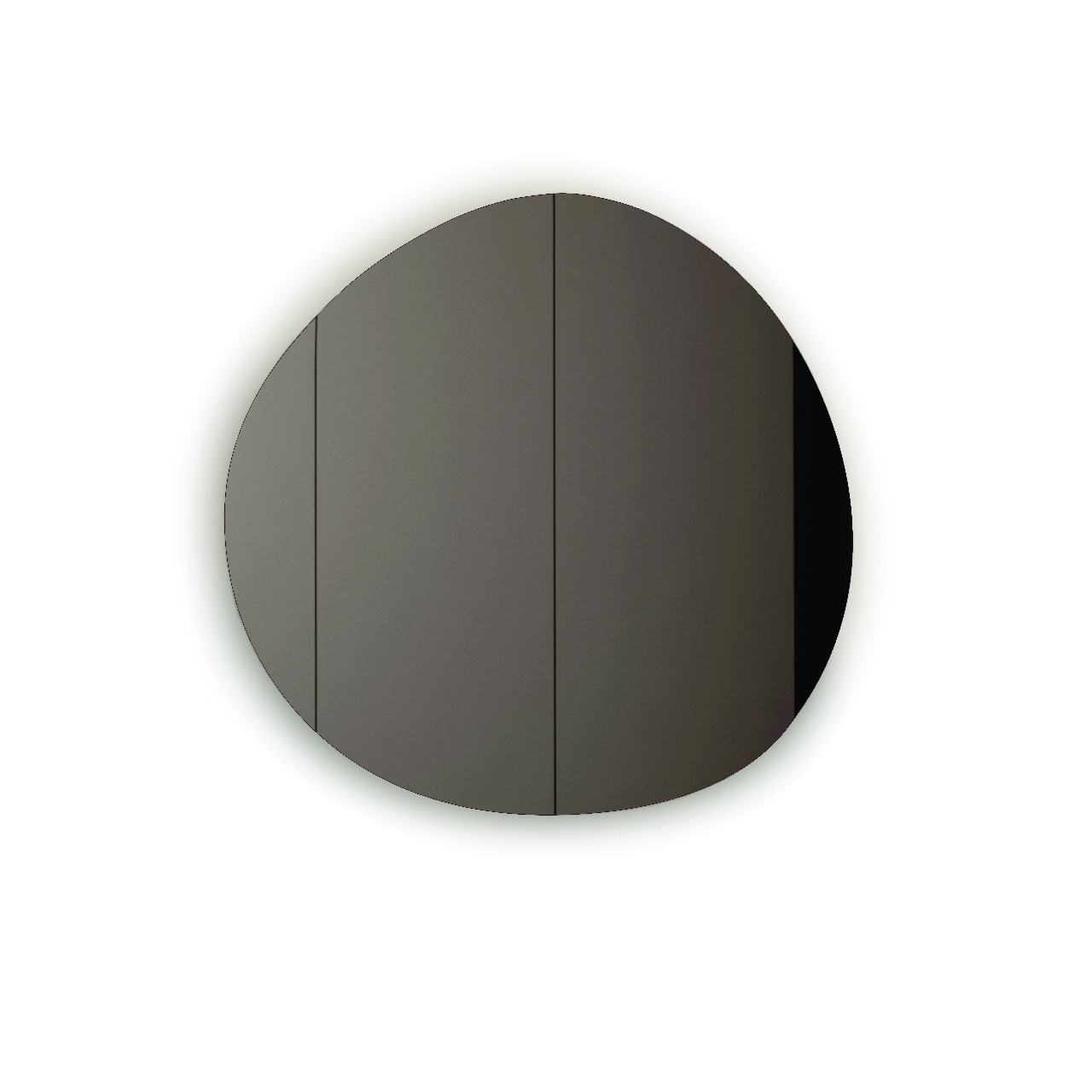 Криволинейное зеркало Crooked цвета графит