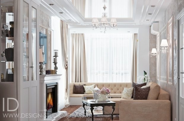 Фото из портфолио ЭЛЕГАНТНАЯ НЕОКЛАССИКА В СИМФЕРОПОЛЕ, 71 м² – фотографии дизайна интерьеров на INMYROOM