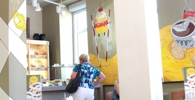 Фото из портфолио Кафе Bon Pain – фотографии дизайна интерьеров на INMYROOM