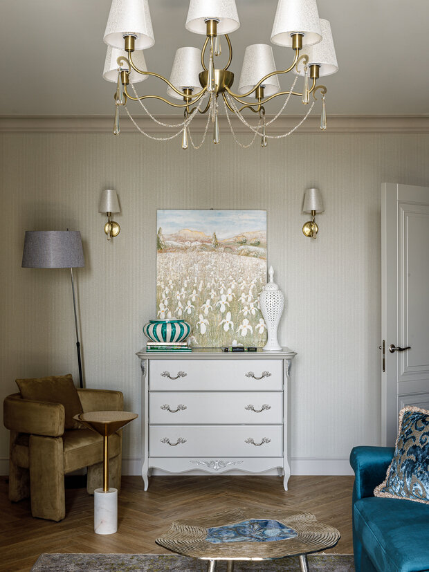 Фотография: Гостиная в стиле Современный, Эклектика, Квартира, Проект дня, 2 комнаты, 60-90 метров, Уфа, Лилия Усманова – фото на INMYROOM