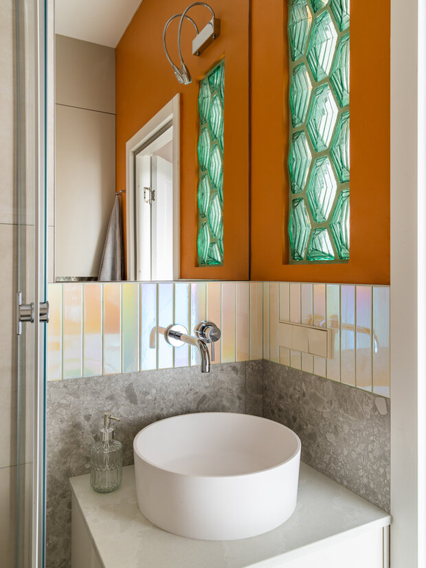Фотография: Ванная в стиле Современный, Эклектика, Малогабаритная квартира, Квартира, Студия, Проект дня, Санкт-Петербург, до 40 метров, Александр Сенчугов – фото на INMYROOM