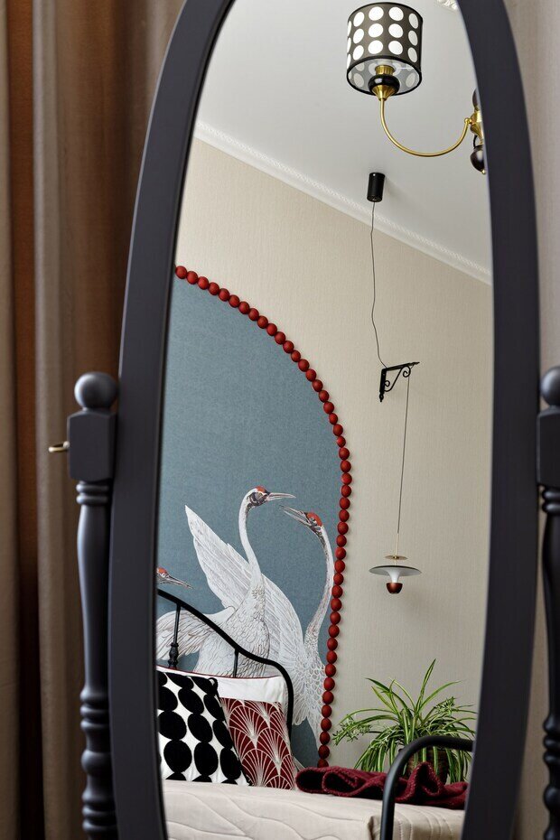 Фотография: Спальня в стиле Современный, Эклектика, Малогабаритная квартира, Квартира, Проект дня, Краснодар, 1 комната, до 40 метров, Ольга Суворова – фото на INMYROOM