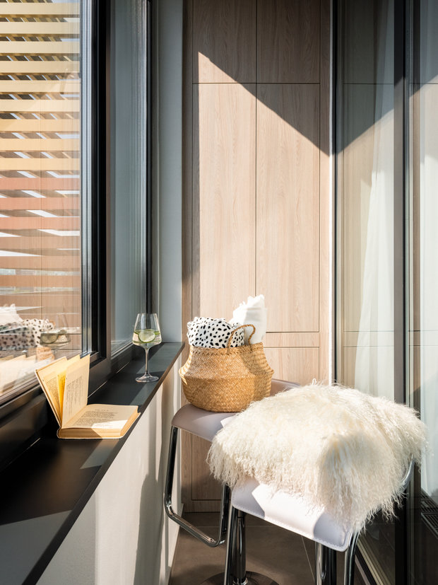 Фотография: Балкон в стиле Современный, Квартира, Студия, Проект недели, Москва, 40-60 метров, D.A. Interior Design – фото на INMYROOM