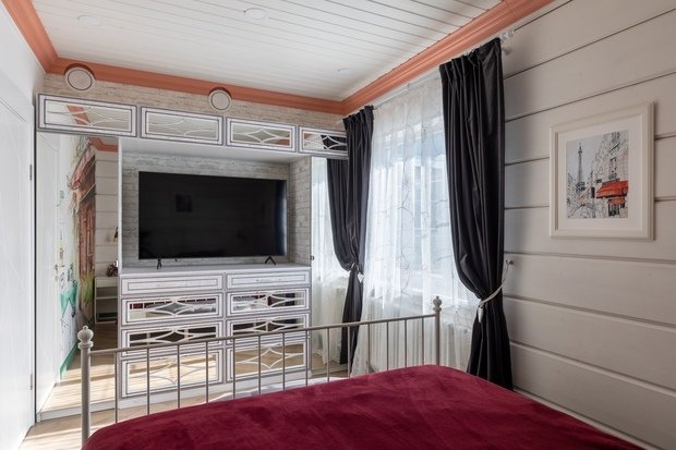 Фотография: Спальня в стиле Прованс и Кантри, Современный, Дом, Проект недели, Санкт-Петербург, Дом и дача, 4 и больше, Более 90 метров, Евгения Попова – фото на INMYROOM