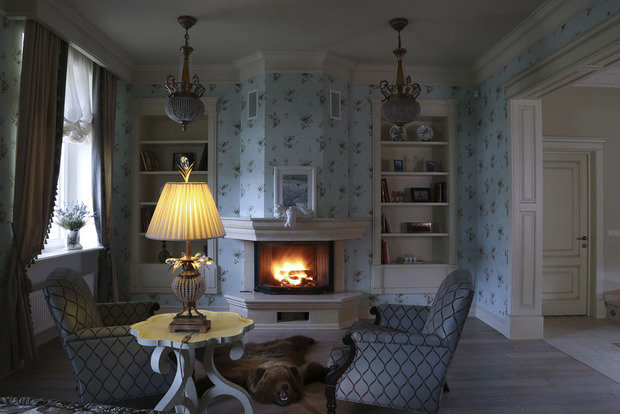 Фотография:  в стиле , Прованс и Кантри, Эклектика, Дом, Россия, Stanley Furniture, Проект дня, Дача, Подмосковье, Villeroy & Boch, Антоновка, Li Art, KT Exclusive, «Мир Паркета», «Ардо», Sherrill Furniture, «АртЛайнВуд», Наталия Куретнева, Юлия Корнилова, DOMINANTA interior design & decoration – фото на INMYROOM