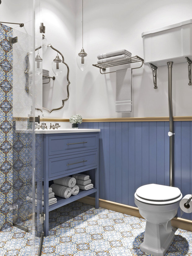 Фото из портфолио Проект студии в средиземноморском стиле – фотографии дизайна интерьеров на INMYROOM