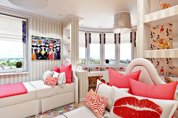 Фото из портфолио "взрослая" детская для модниц – фотографии дизайна интерьеров на INMYROOM