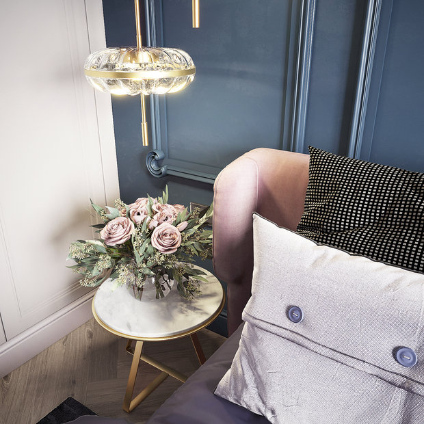 Фото из портфолио Черничная спальня – фотографии дизайна интерьеров на INMYROOM