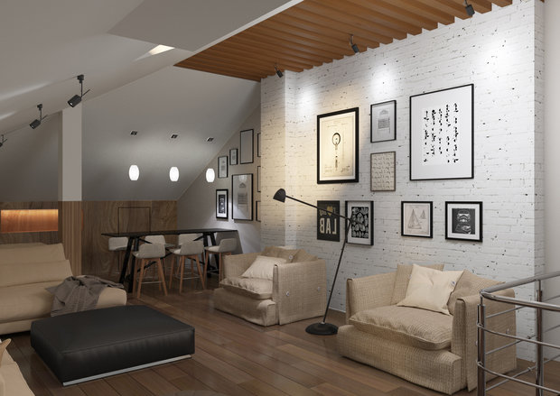 Фото из портфолио 08 Загородный дом в КП "Бристоль" – фотографии дизайна интерьеров на INMYROOM