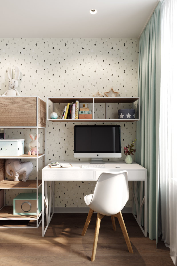 Фото из портфолио Квартира 71 кв.м. в современном стиле в ЖК SREDA – фотографии дизайна интерьеров на INMYROOM