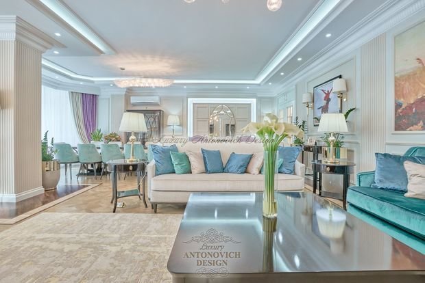 Фото из портфолио Чарующая неоклассика в Нур-Султане – фотографии дизайна интерьеров на INMYROOM