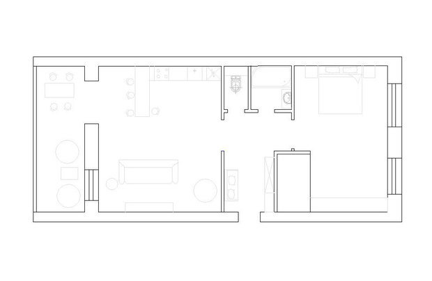 Фотография: Планировки в стиле , Декор интерьера, Квартира, Дома и квартиры, Минимализм, Проект недели – фото на INMYROOM