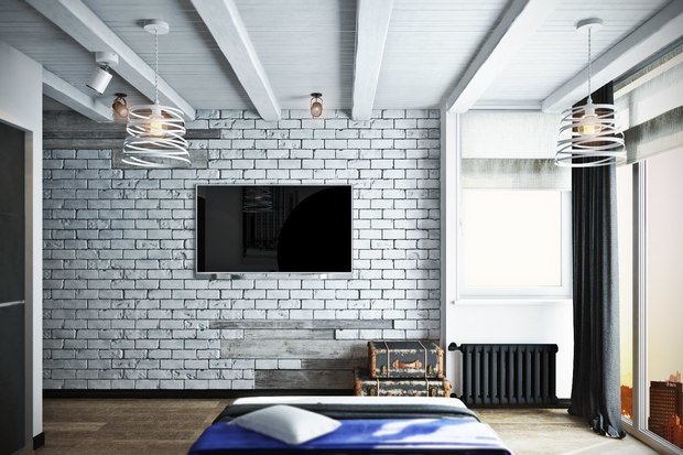 Фото из портфолио Квартира в стиле лофт, 70 м2 – фотографии дизайна интерьеров на INMYROOM
