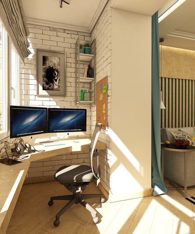 Фото из портфолио Квартира программиста  – фотографии дизайна интерьеров на INMYROOM