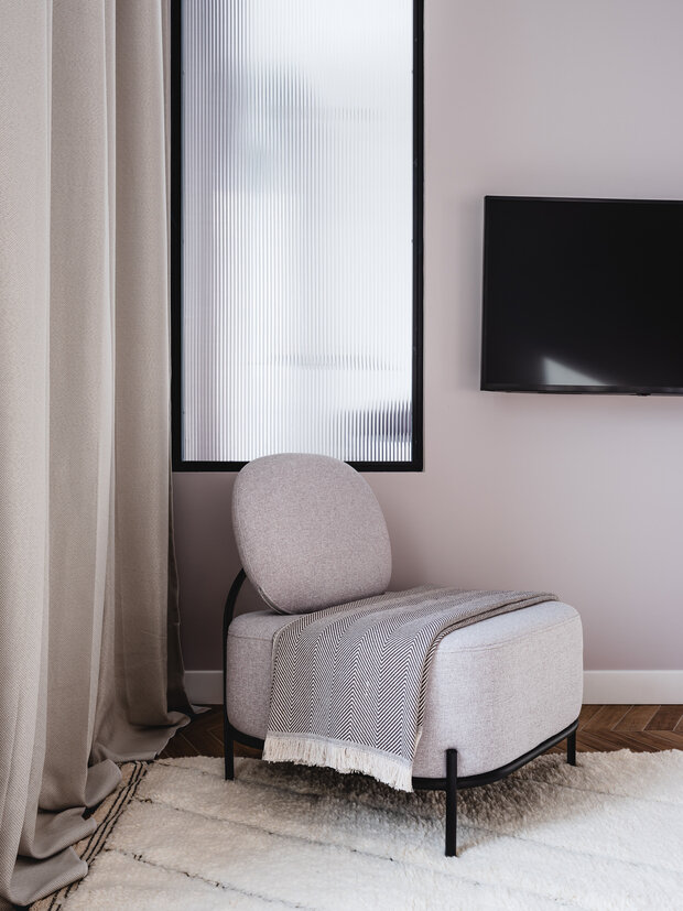 Фотография: Гостиная в стиле Скандинавский, Современный, Эко, Малогабаритная квартира, Квартира, Проект дня, Москва, 2 комнаты, до 40 метров, Arhstagram, Ана Петкович – фото на INMYROOM