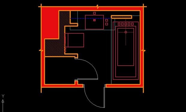 Фотография: Планировки в стиле , Ванная, Малогабаритная квартира, Интерьер комнат, Проект недели – фото на INMYROOM