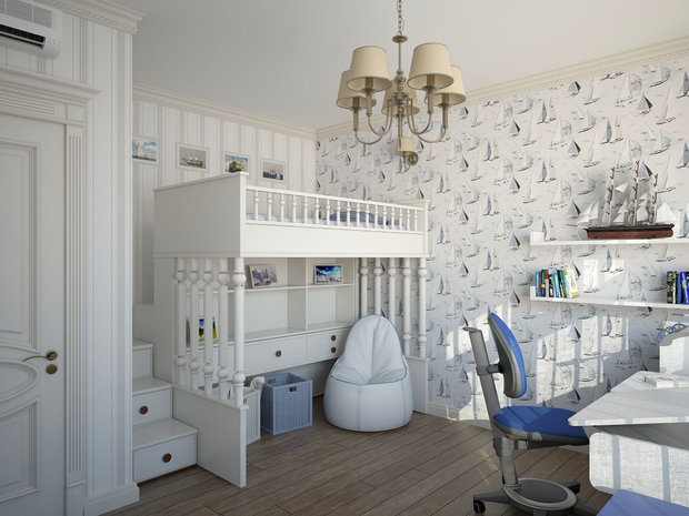 Фотография: Детская в стиле Прованс и Кантри, Дом, Дома и квартиры, Прованс – фото на INMYROOM