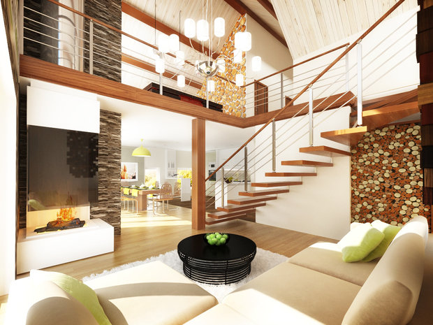 Фото из портфолио Дизайн загородного дома в Норвегии – фотографии дизайна интерьеров на INMYROOM