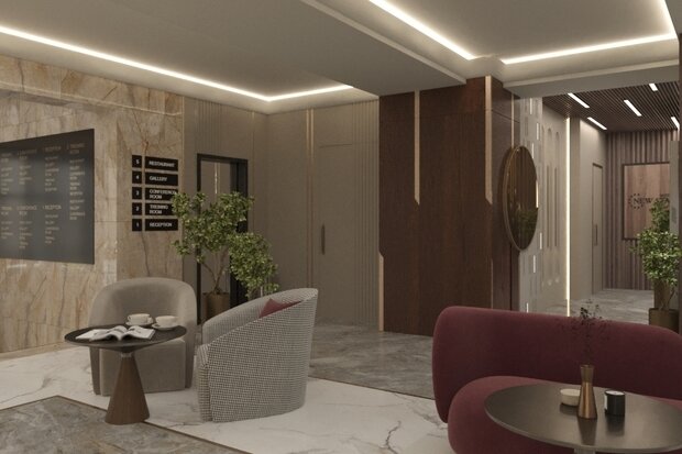 Фото из портфолио NEW STAR HOTEL. Reception – фотографии дизайна интерьеров на INMYROOM