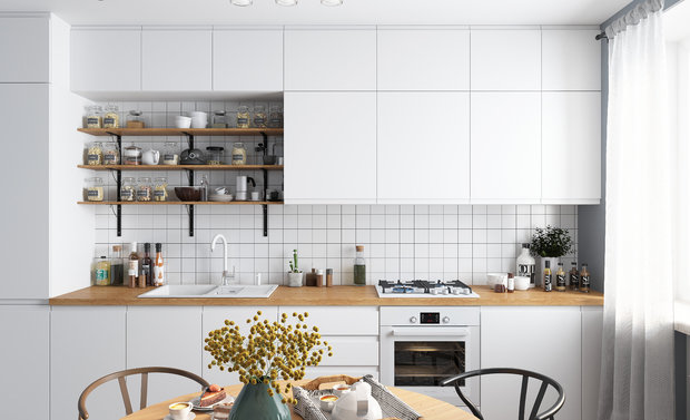 Фото из портфолио Трехкомнатная квартира на мансардном этаже. – фотографии дизайна интерьеров на INMYROOM