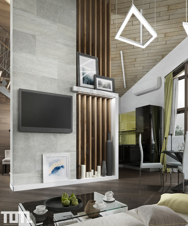 Фото из портфолио Интерьер Загородного дома – фотографии дизайна интерьеров на InMyRoom.ru