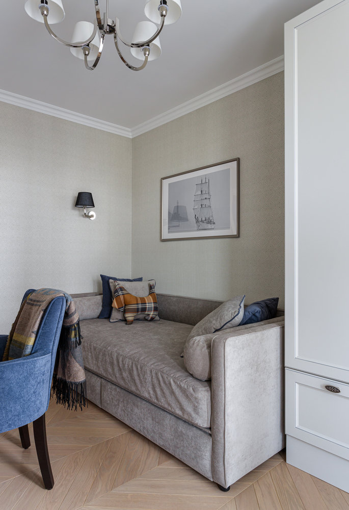 Фотография: Кабинет в стиле Классический, Современный, Квартира, Проект недели, Москва, 3 комнаты, 60-90 метров, Елена Бодрова – фото на INMYROOM Фотография: Кабинет в стиле Классический, Современный, Квартира, Проект недели, Москва, 3 комнаты, 60-90 метров, Елена Бодрова – фото на INMYROOM