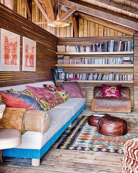 Фотография: Гостиная в стиле Прованс и Кантри, Дом, Дома и квартиры, Шале – фото на INMYROOM