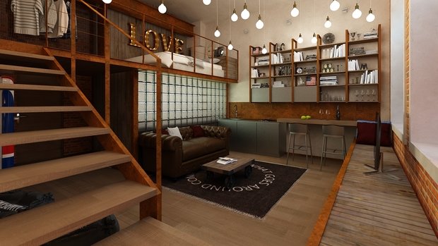 Фото из портфолио Лофт для шоурума Kleinhouse. Part 1 – фотографии дизайна интерьеров на INMYROOM