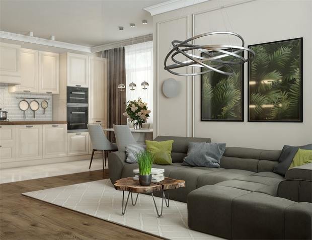 Фото из портфолио Квартира в неоклассике – фотографии дизайна интерьеров на INMYROOM