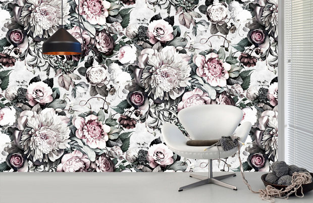 Фото из портфолио Цветочные обои – носители женской души! – фотографии дизайна интерьеров на INMYROOM