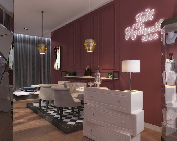 Фото из портфолио Свадебный салон  – фотографии дизайна интерьеров на INMYROOM