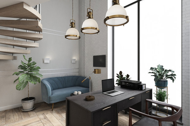 Фото из портфолио Офис адвоката – фотографии дизайна интерьеров на INMYROOM