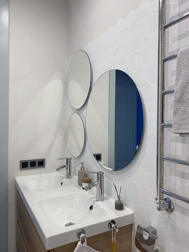 Фотография: Ванная в стиле Современный, Скандинавский, Проект недели, Дом и дача, Таунхаус, 4 и больше, Более 90 метров, Ирина Сагун – фото на INMYROOM Фотография: Ванная в стиле Современный, Скандинавский, Проект недели, Дом и дача, Таунхаус, 4 и больше, Более 90 метров, Ирина Сагун – фото на INMYROOM