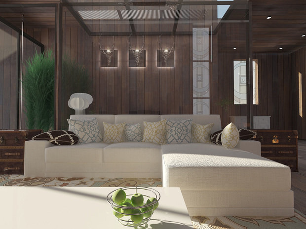 Фото из портфолио Деревянный дом – фотографии дизайна интерьеров на INMYROOM