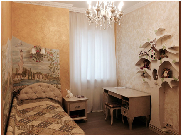 Фото из портфолио Дерево-стеллаж для детской комнаты – фотографии дизайна интерьеров на INMYROOM