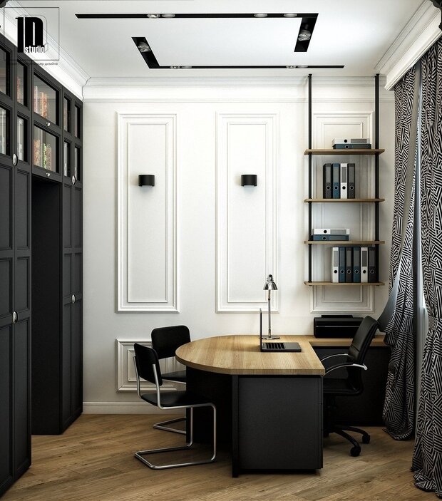 Фото из портфолио Офис для адвоката. Вариант 2 – фотографии дизайна интерьеров на INMYROOM
