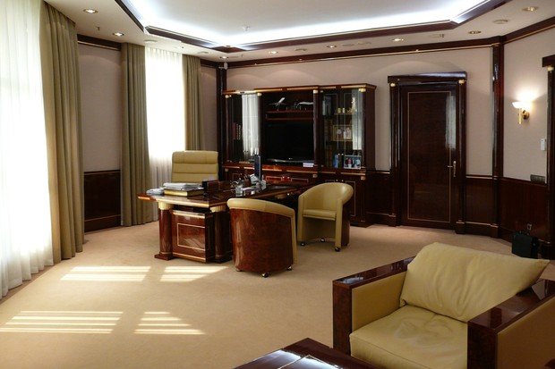 Фото из портфолио Офисные помещения в Балгуч-Плаза – фотографии дизайна интерьеров на INMYROOM