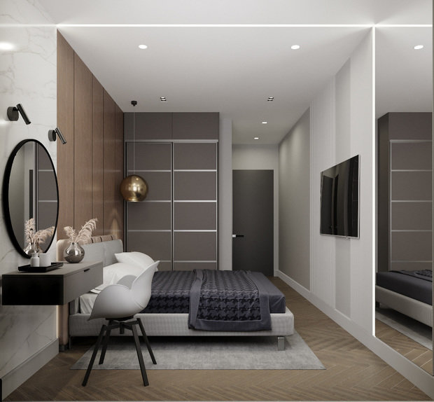 Фото из портфолио Дизайн квартиры в Уфе – фотографии дизайна интерьеров на INMYROOM